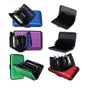 Vibrant Card Holder Wallet Set
